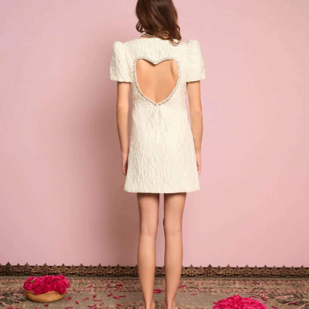 White cocktail dress